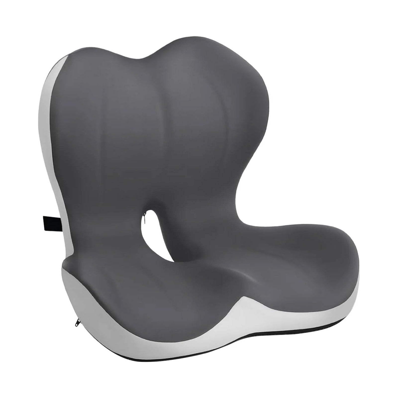 The Backhaul Supply seat and back cushion, one piece of charcoal memory foam